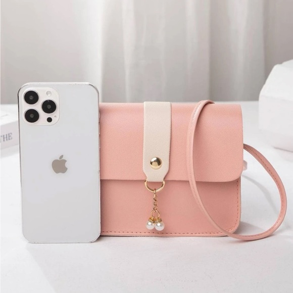 ⚠️Clearance💕Mini Color Block Square Bag Faux Pearls - Picture 5 of 7